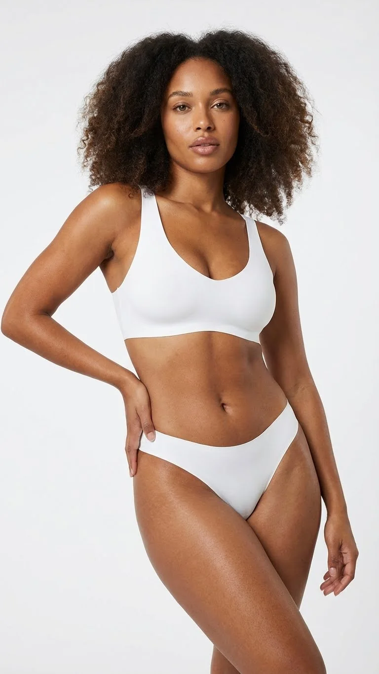 DOMİNANT İz Yapmayan Beyaz Brazilian Külot - Brazilian Tasarım